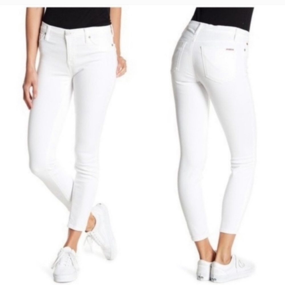 NWT Hudson Midrise Ankle Super Skinny Natalie white denim jeans! - Picture 2 of 12